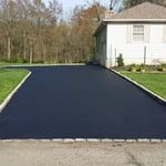 Sealed driveway