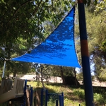 Architectural shade over play area #1
