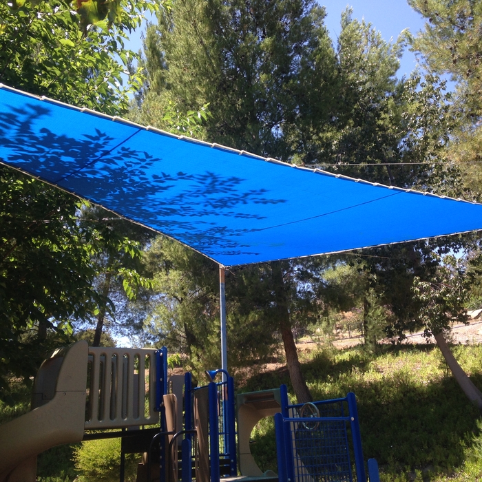 Architectural shade over play area #2