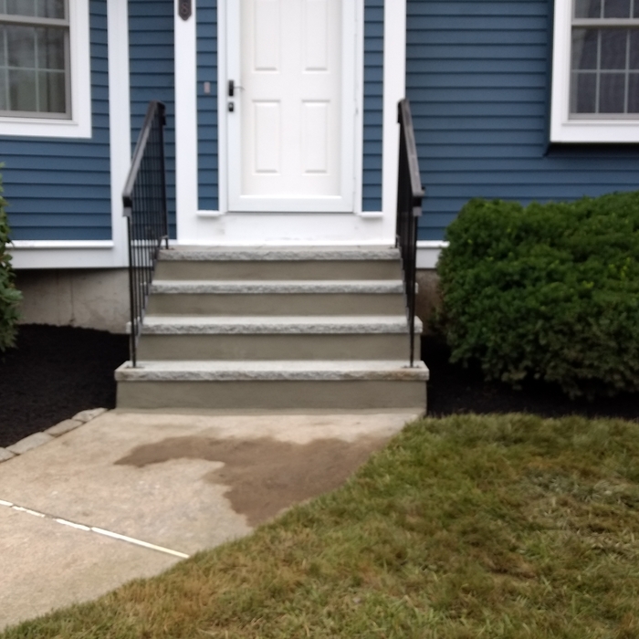 Concrete step repair