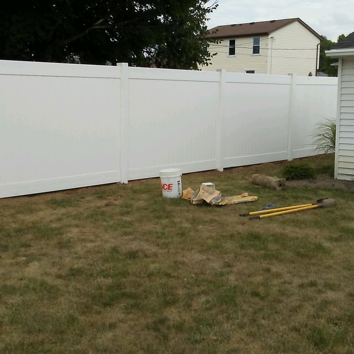 Vinyl fence