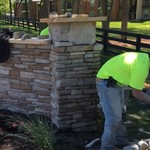 Entrance sign progress