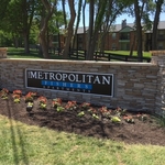 Completed Stone Entrance sign