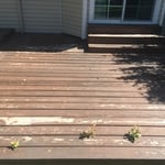 Weathered deck