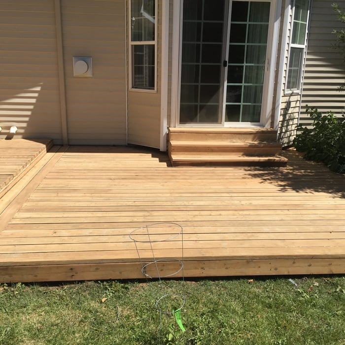 weathered deck