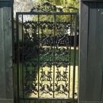Iron fences and gates