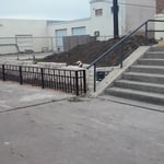 Iron fences and gates