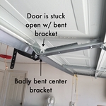 Bent Garage Door Repair