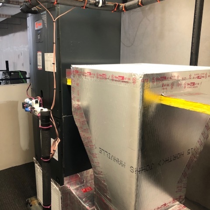 New TRANE Air Handler and Ducts