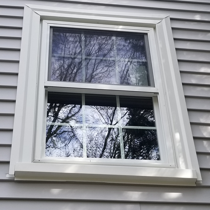 Window capping with a built in J channel
