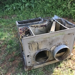 Old unit removed