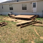 Back door porch