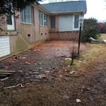 Old deck demoed and removed from premises