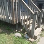 Front porch/Decking entryway
