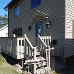 Finished Front Decking