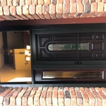 Door with sidelite and large transom