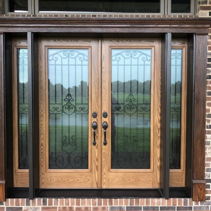 French door with sidelites