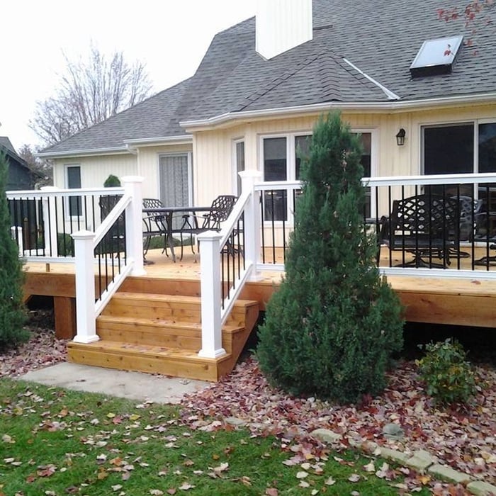 Side view deck