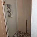 Love the white subway tile