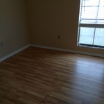 Finished laminate flooring