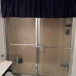 Shower doors replaced