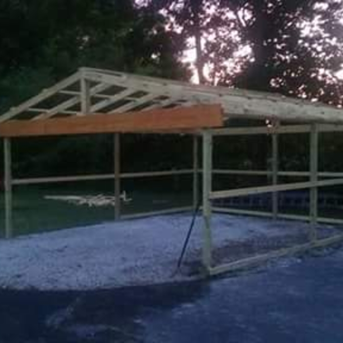 built a garage
