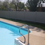 Brown Vinyl Fence