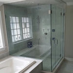 Custom Frameless Shower Enclosure