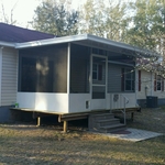 Brand new screen room!