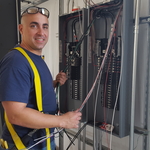 Electrical panel install