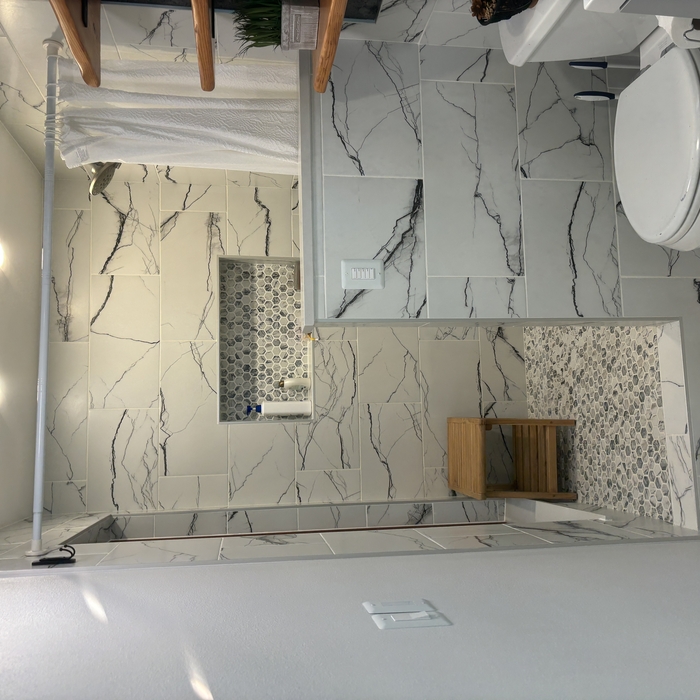 New shower