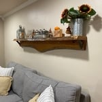 Live edge shelving