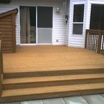 Deck Staining in Edmonds - After