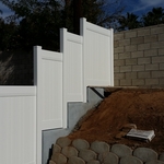 Steped On Block wall