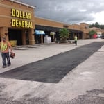 Photo after new asphalt installed