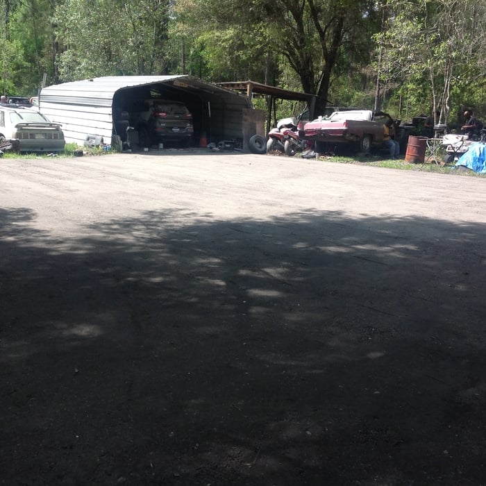 After asphalt millings