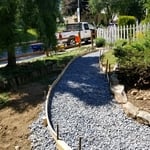 Front side walks and serv