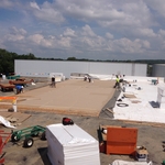 Fastening down Insulation and Plywood