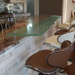 Floating Glass table Top