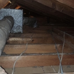 After rock wool removal