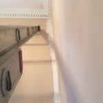 Re-taping corner of wall