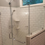 90 dregree frameless with kneewall