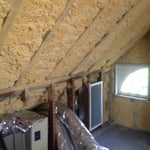 Spray Foam Attic Roof Slopes