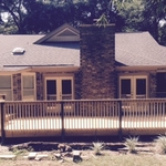 Custom wood deck