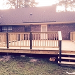 Custom wood deck