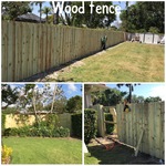 Wood fence