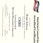 Mold Supervisor Certification
