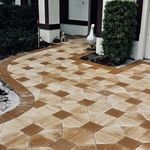 Driveways and sidewalk