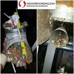 Duct fully obstructed