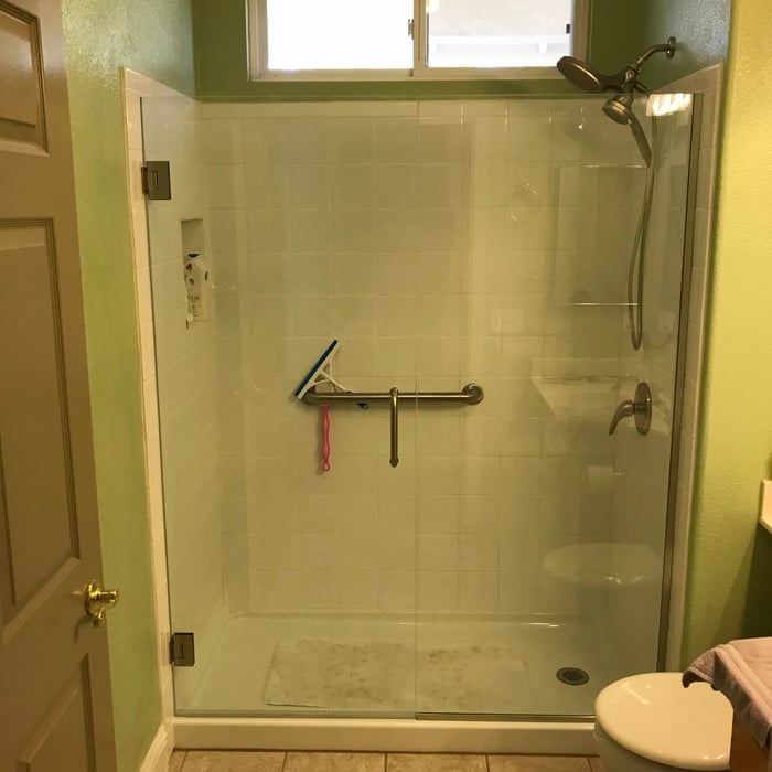 New tile shower